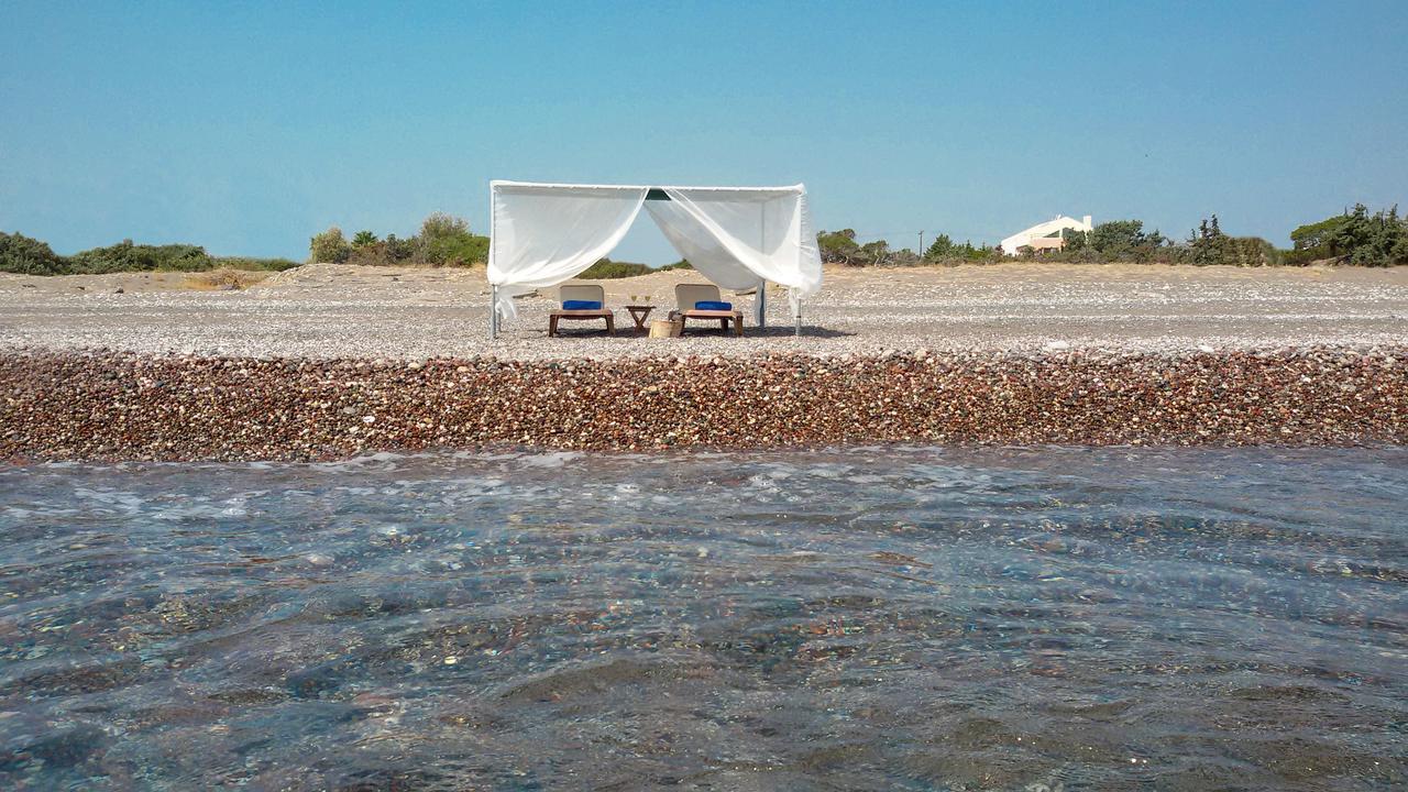 Beachfront Villa Rhodes Seashell Jenadi Zewnętrze zdjęcie